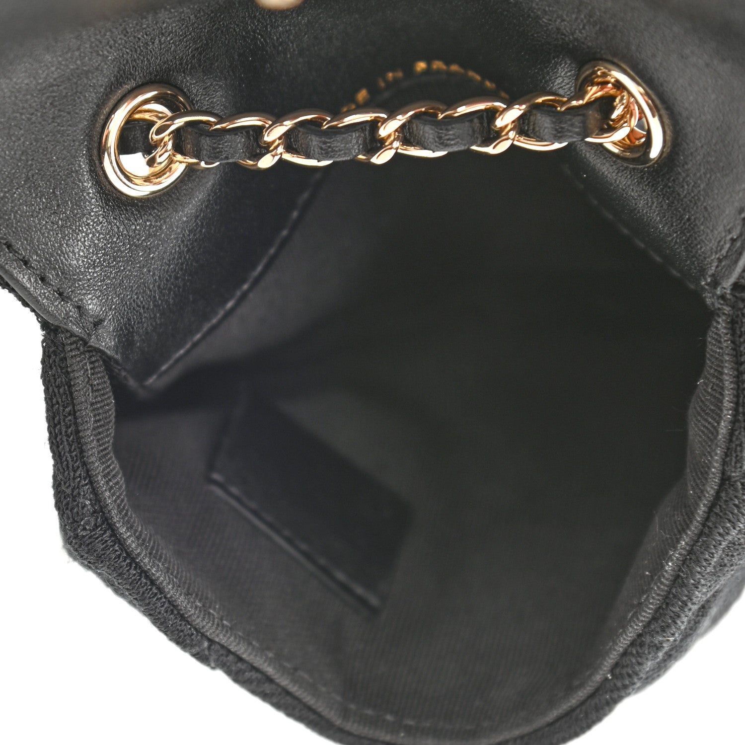 Chanel Jersey Quilted Flap Chain Waist Bag Black 5 of 12