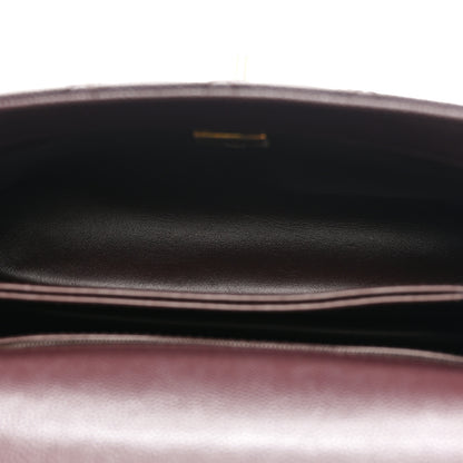 Chanel Caviar Quilted Mini Coco Handle Flap Burgundy 5 of 10