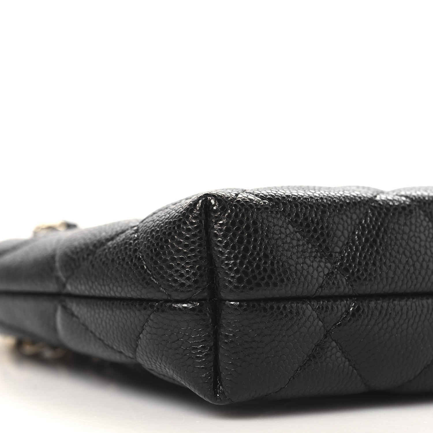 Chanel Caviar Quilted Classic Clutch Tote With Chain Black 9 of 10
