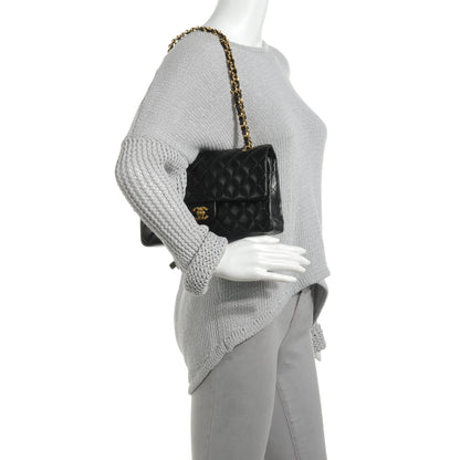 Chanel Lambskin Medium Double Flap Black 2 of 10