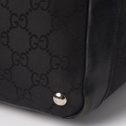 Gucci Nylon Monogram Travel Hobo Black 17 of 19