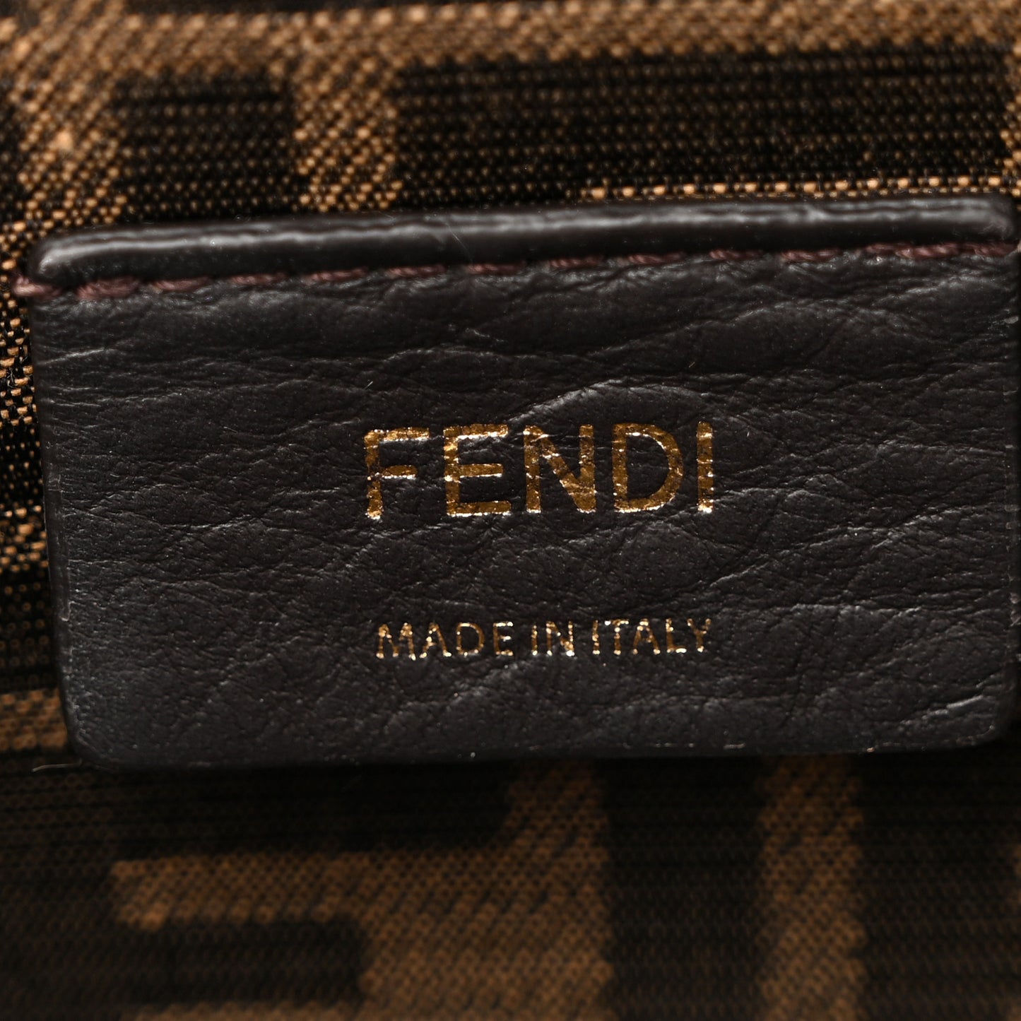 Shiny Nappa Small Fendi First Dove Gray