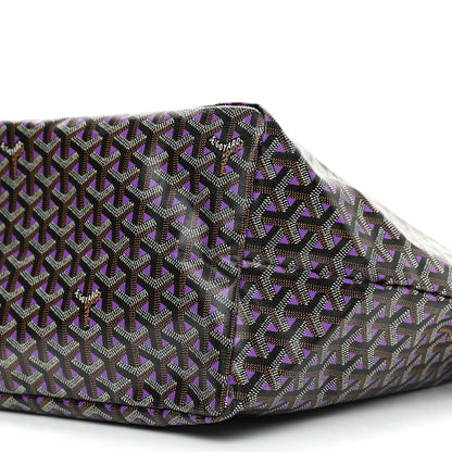 Goyard Goyardine Saint Louis Claire Voie GM Black Purple 11 of 11