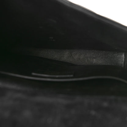 Saint Laurent Patent Matelasse Monogram Large Vicky Chain Bag Black 5 of 11