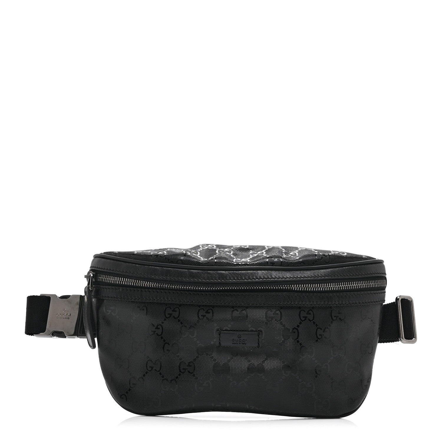 Gucci Imprime Monogram Belt Bag Black 1 of 11