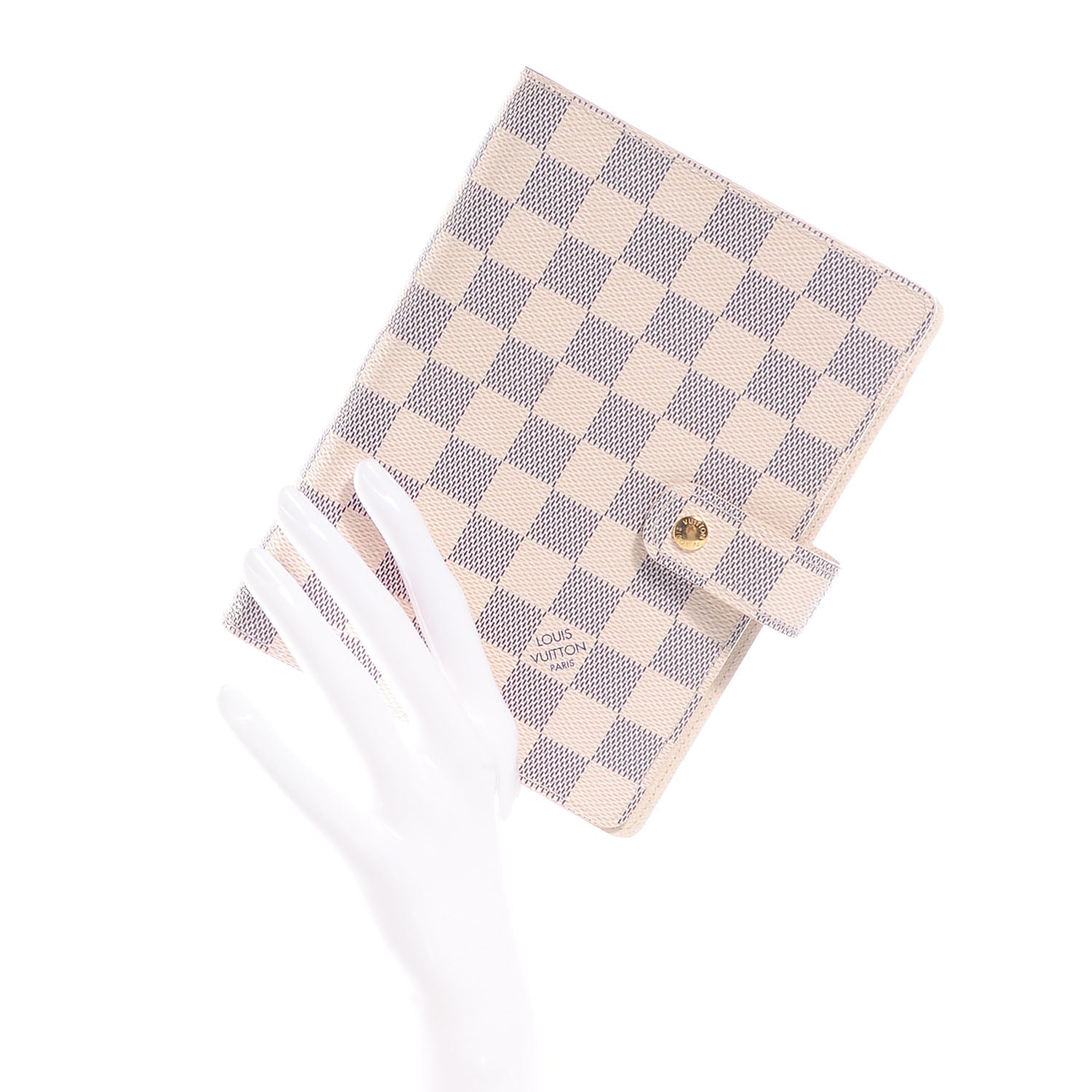 Louis Vuitton Damier Azur Medium Ring Agenda Cover 2 of 7