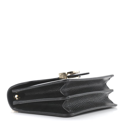 Gucci Dollar Calfskin Small Interlocking G Shoulder Bag Black 4 of 10