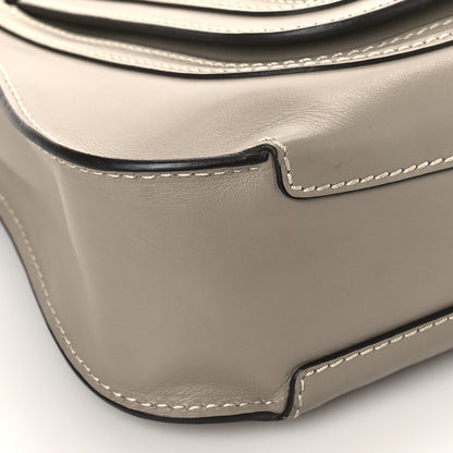 Chloe Calfskin Medium Marcie Saddle Shoulder Bag Motty Grey 7 of 8