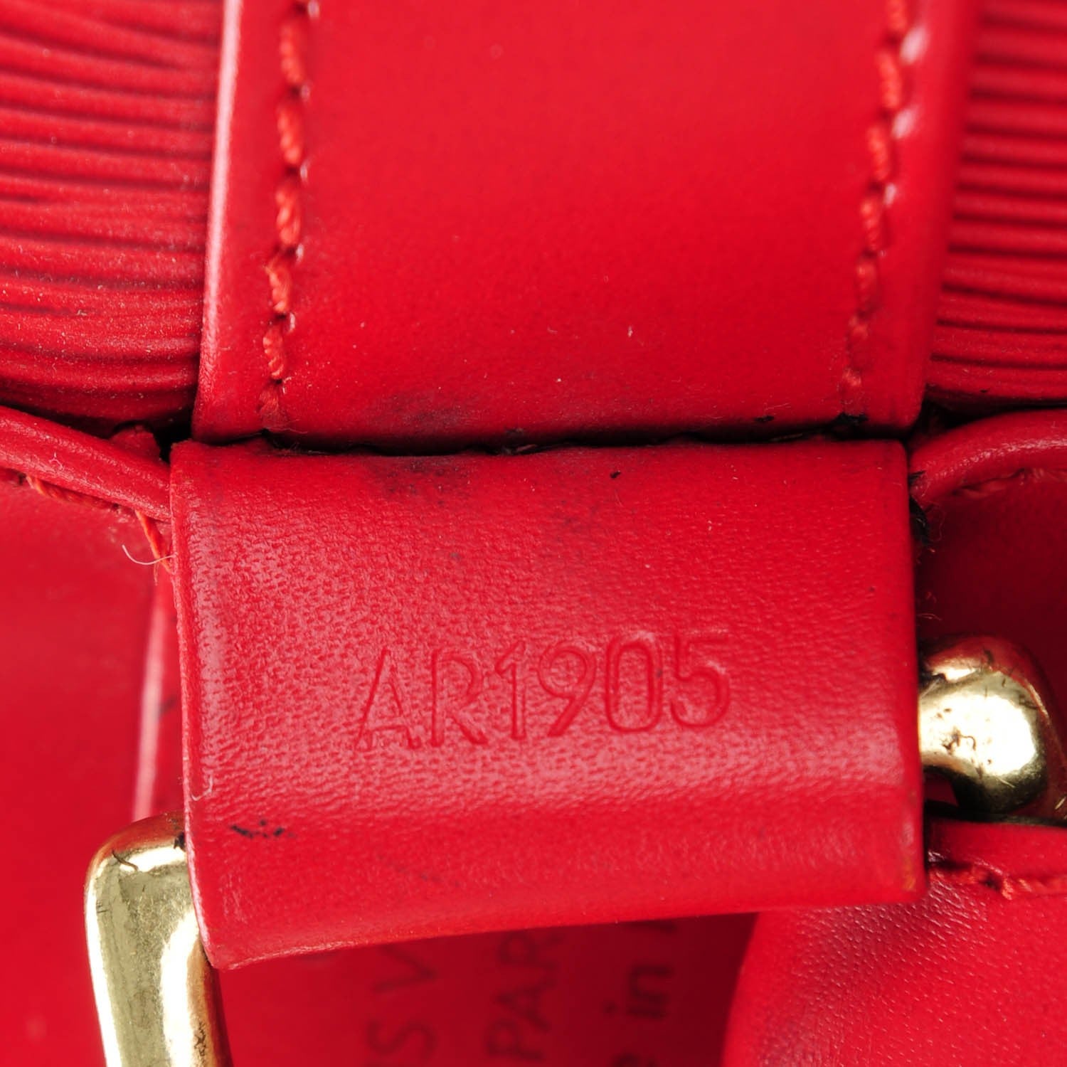 Louis Vuitton Epi Randonnee PM Castillan Red 7 of 8