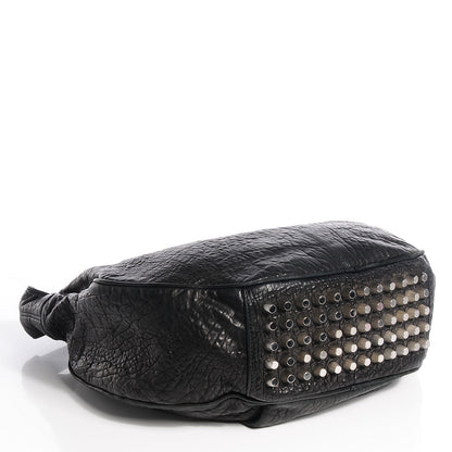 Alexander Wang Pebbled Lambskin Morgan Hobo Black w Silver Hardware 4 of 6