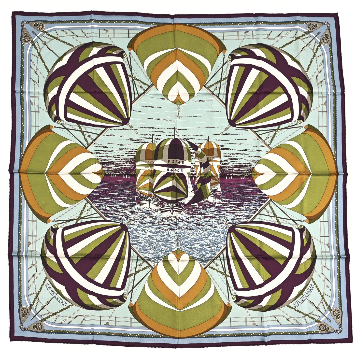 Silk Spinnakers Scarf 90