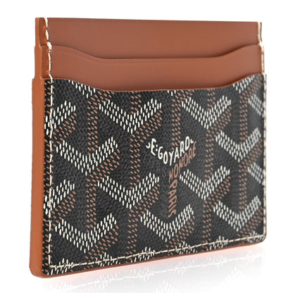 Goyard Goyardine Saint Sulpice Card Holder Black Gold 3 of 8