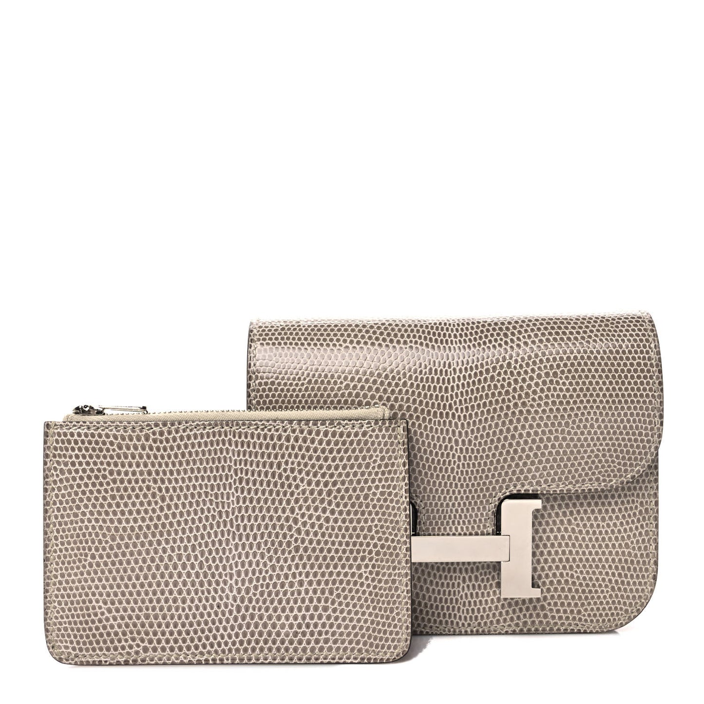 Lizard Constance Slim Wallet Ficelle