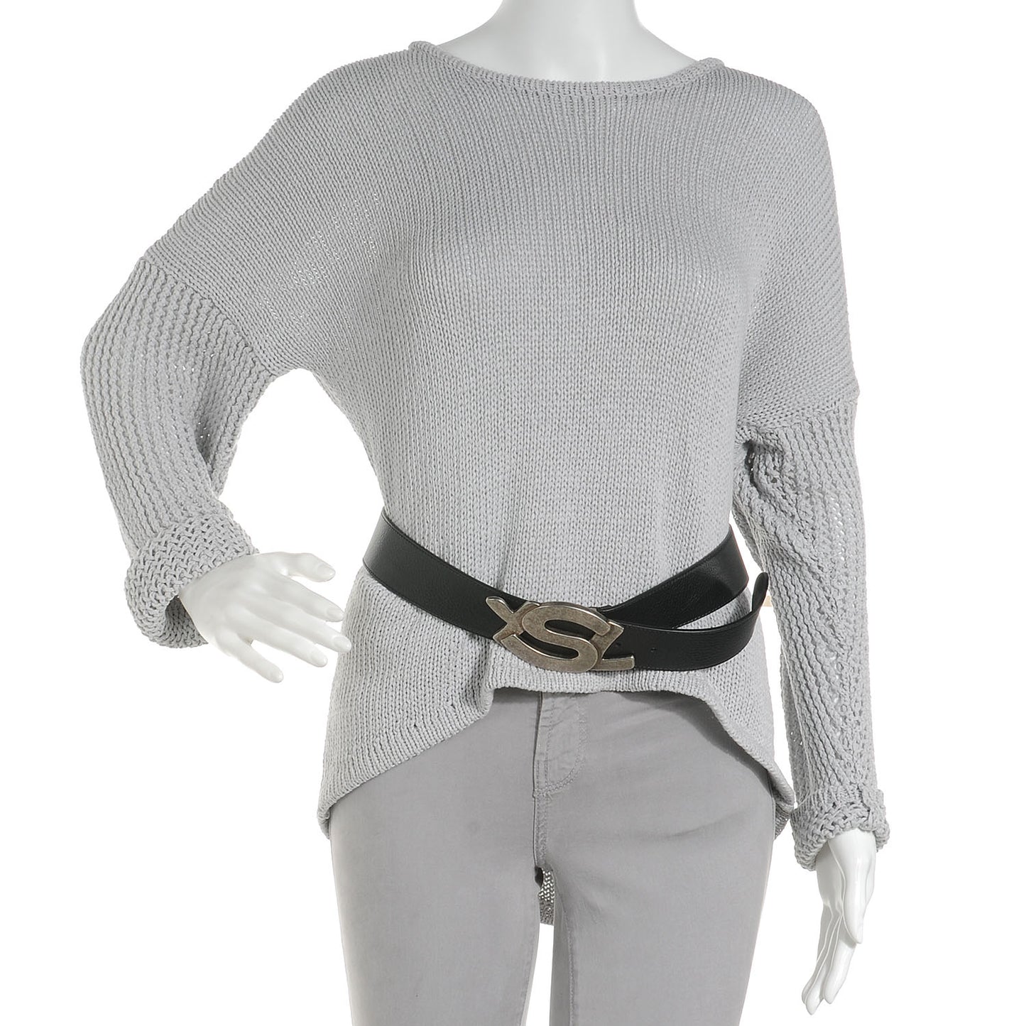 Mens Leather Nubuck Belt 85 34