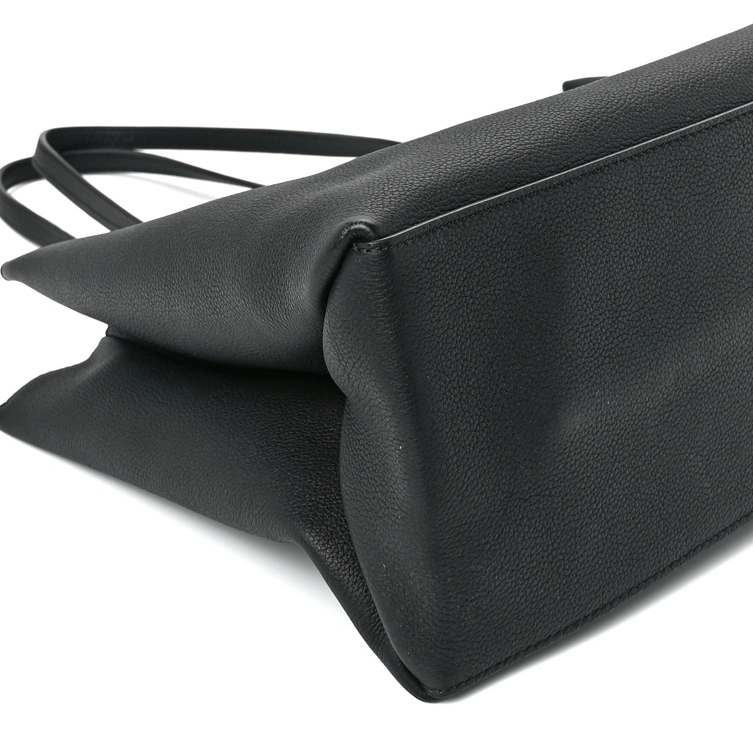 Louis Vuitton Grained Calfskin Lockme Shopper Black 9 of 10