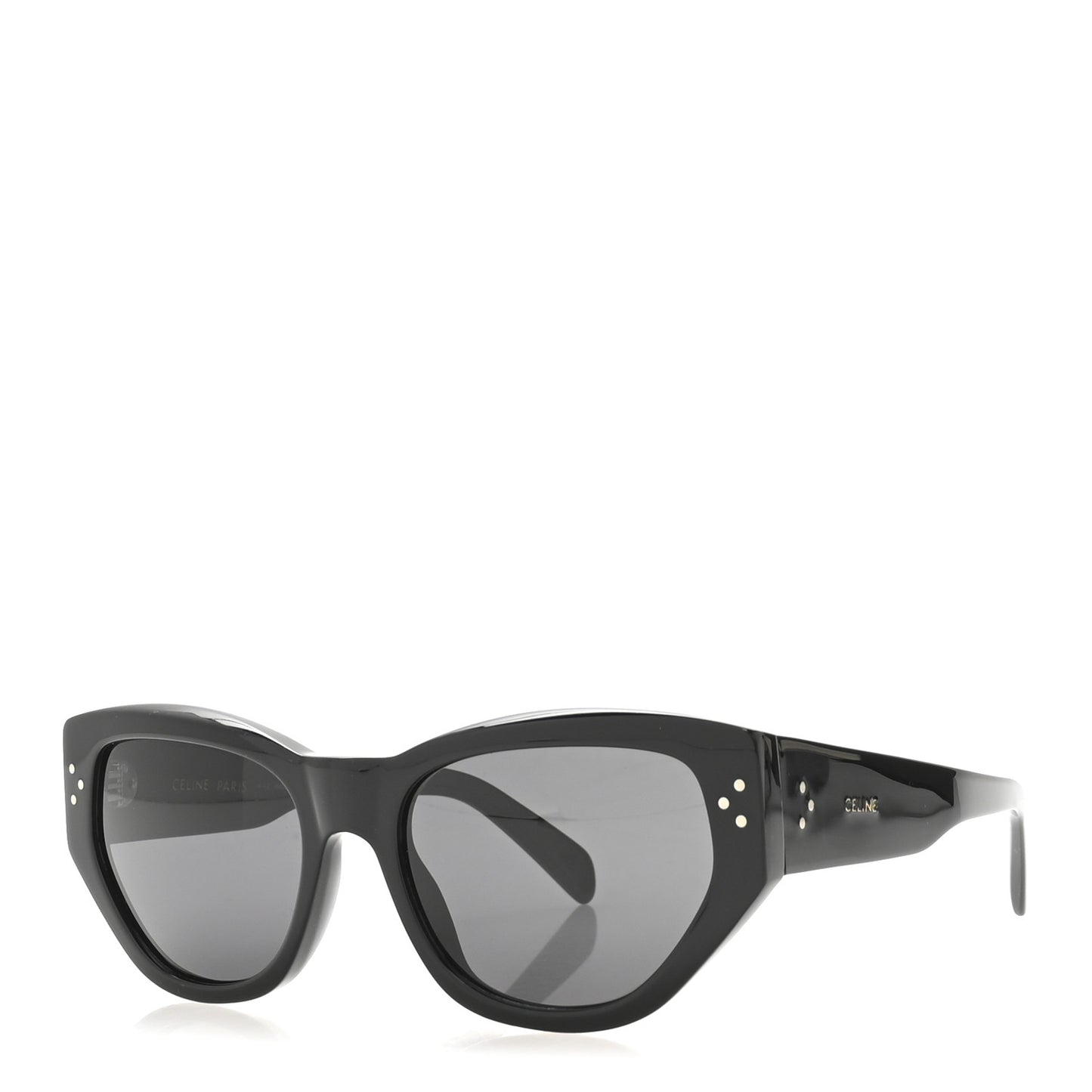 Acetate Polarized Square Sunglasses CL40219I Black