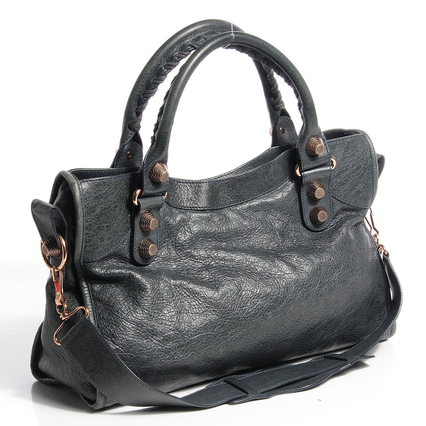 Agneau Giant 21 Rose Gold Hardware City Anthracite