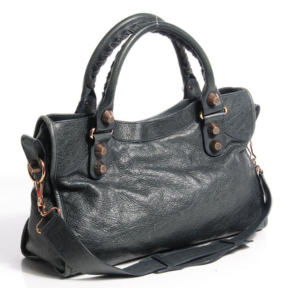 Balenciaga Agneau Giant 21 Rose Gold Hardware City Anthracite 6 of 13