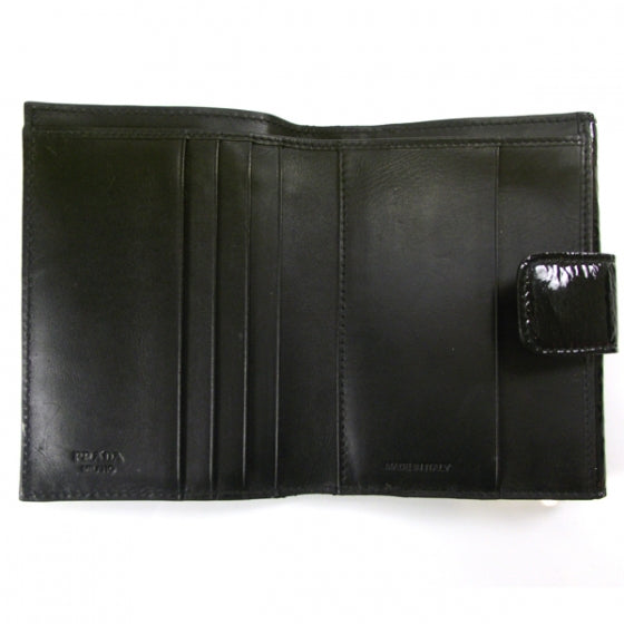 Prada Vernice Wallet Black 5 of 9