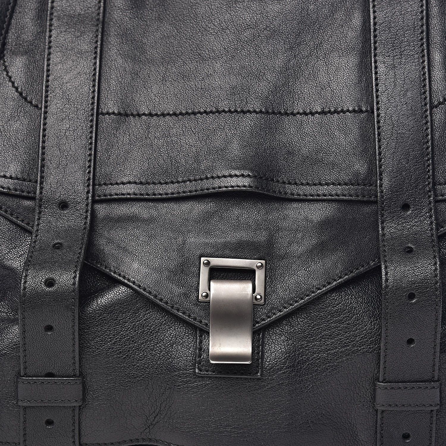 Proenza Schouler Lambskin PS1 Large Satchel Black 16 of 16