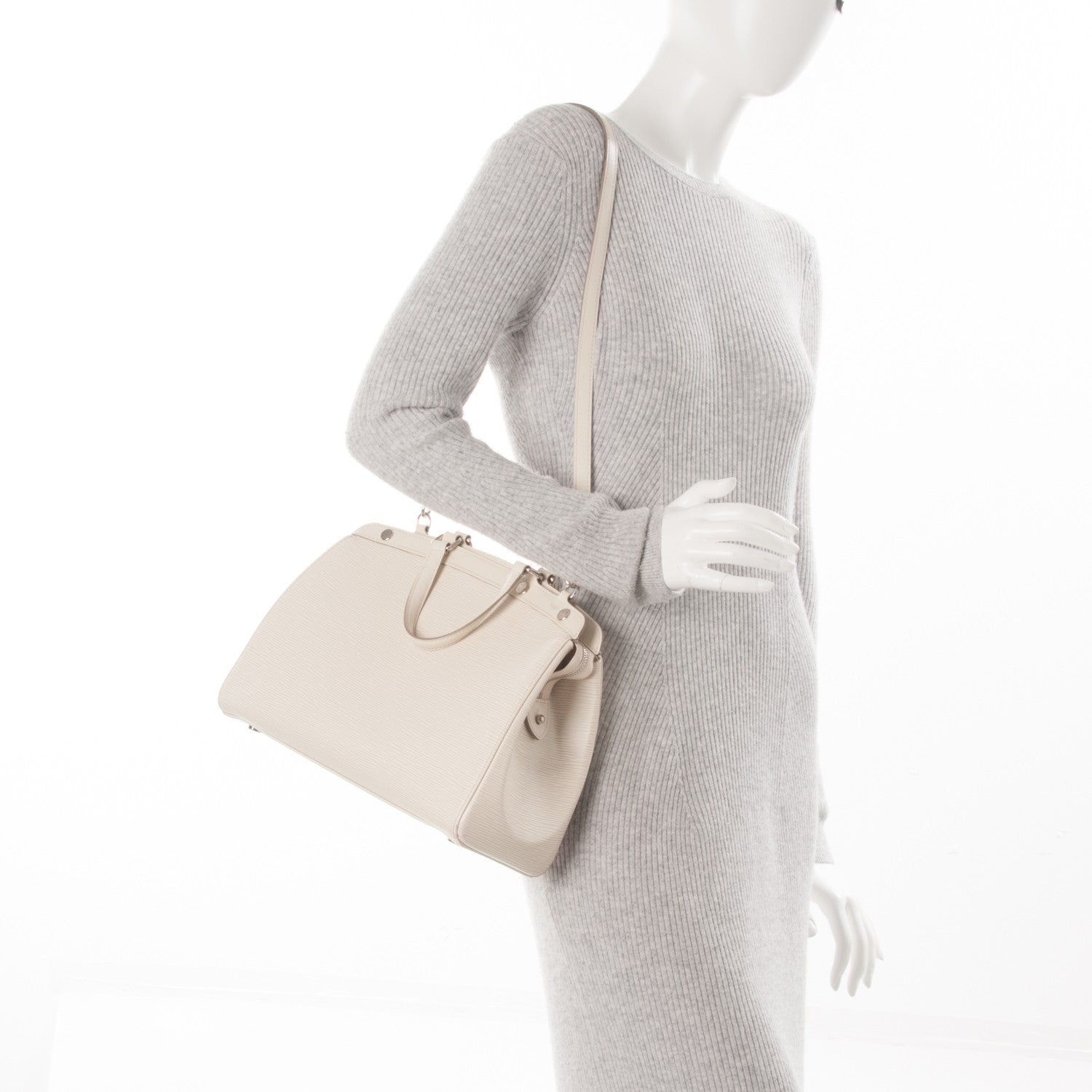 Louis Vuitton Epi Brea MM Ivory 2 of 12