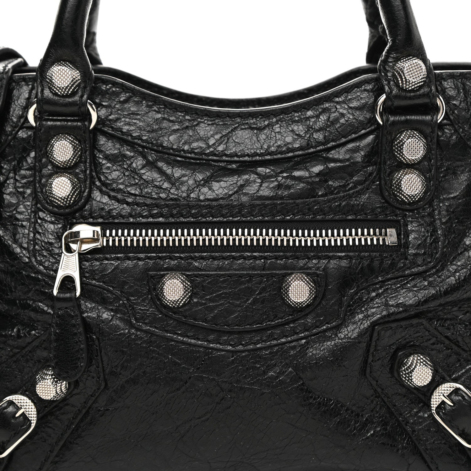 Balenciaga Agneau Giant 12 Silver Hardware Mini City Black 8 of 11