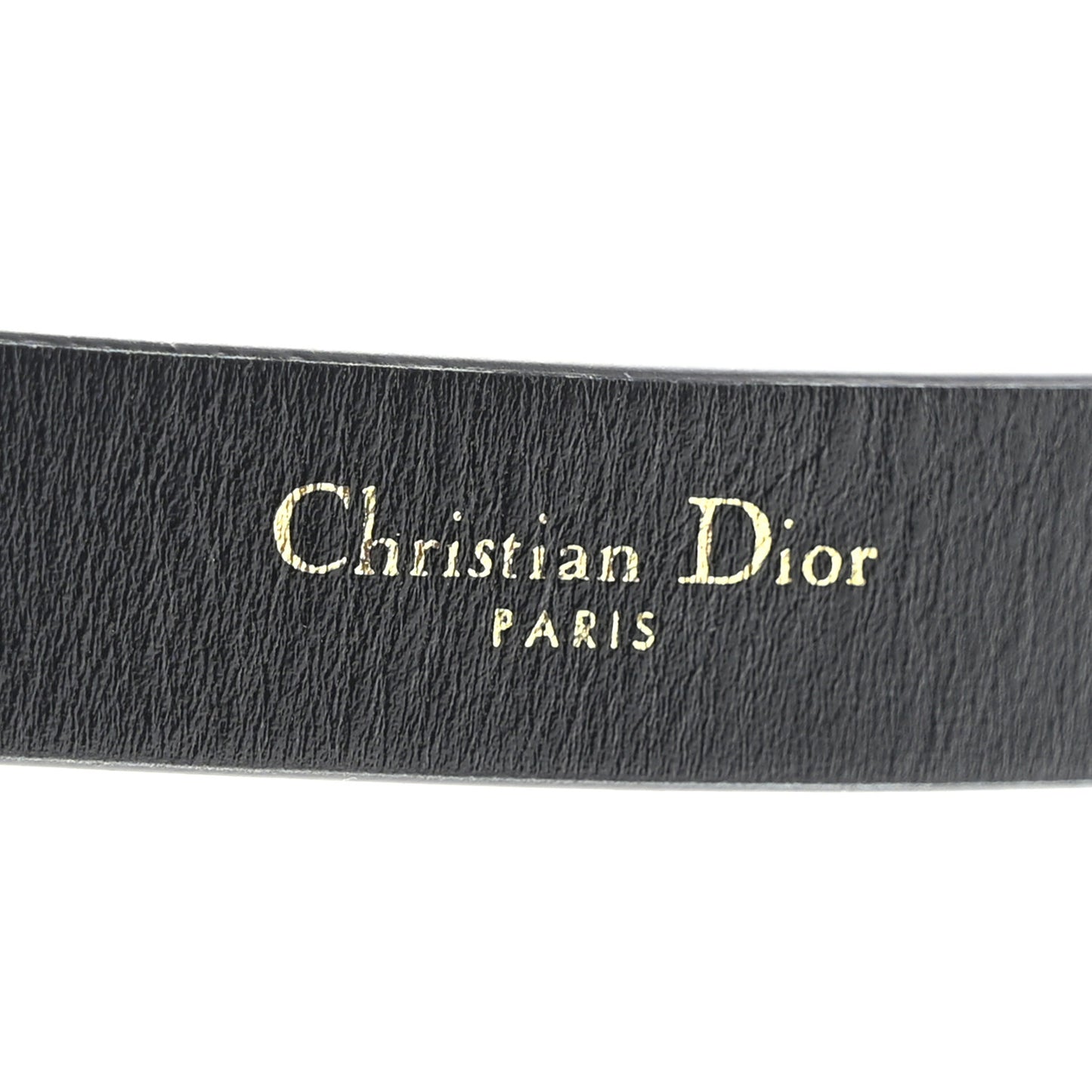 Calfskin Saddle Belt 80 Black
