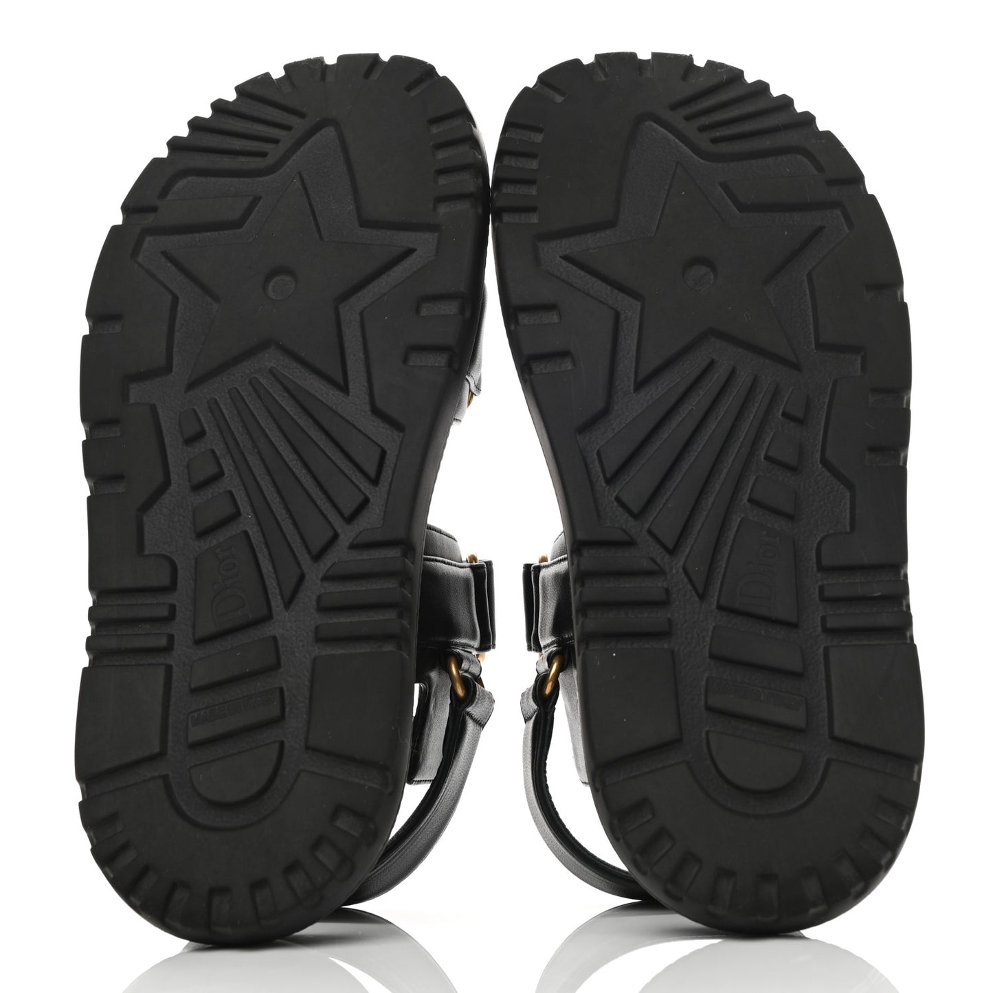 Lambskin Dioract 10mm Sandals 35 Black