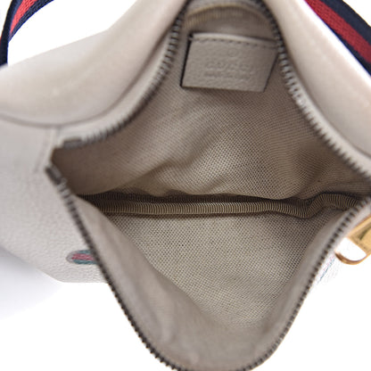 Gucci Grained Calfskin Small Logo Belt Bag White 5 of 10