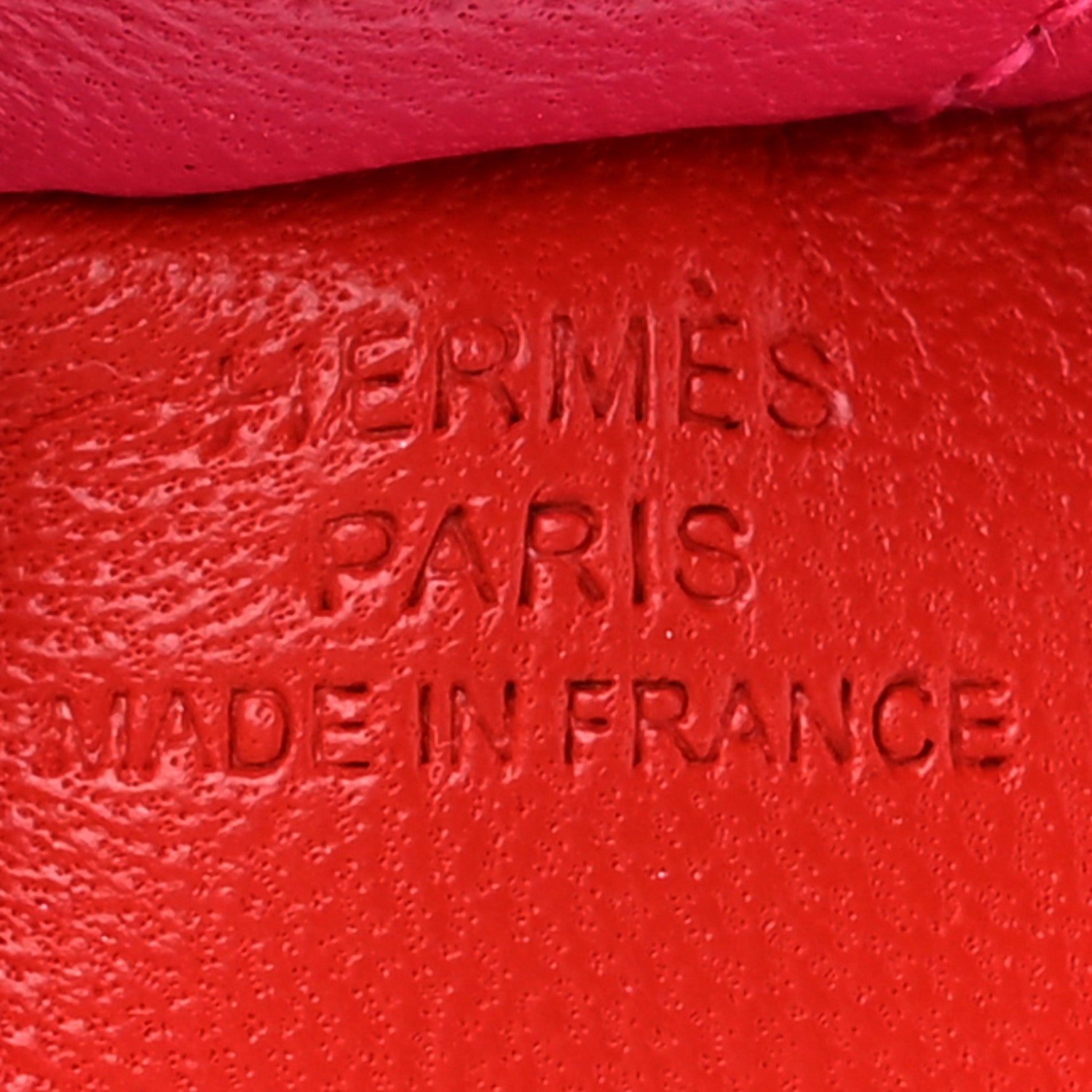Hermes Milo Lambskin Grigri Rodeo Horse Bag Charm PM Rose Jaipur Shocking Rouge H 4 of 5