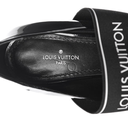 Louis Vuitton Patent Uncover Pumps 37 Black 7 of 9
