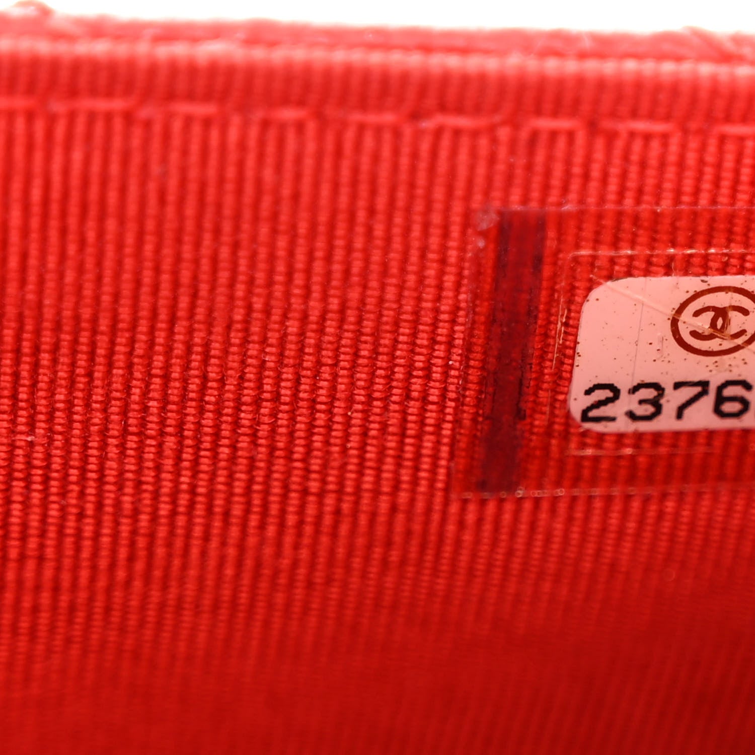 Chanel Caviar Chevron Quilted Wallet On Chain WOC Red 8 of 12