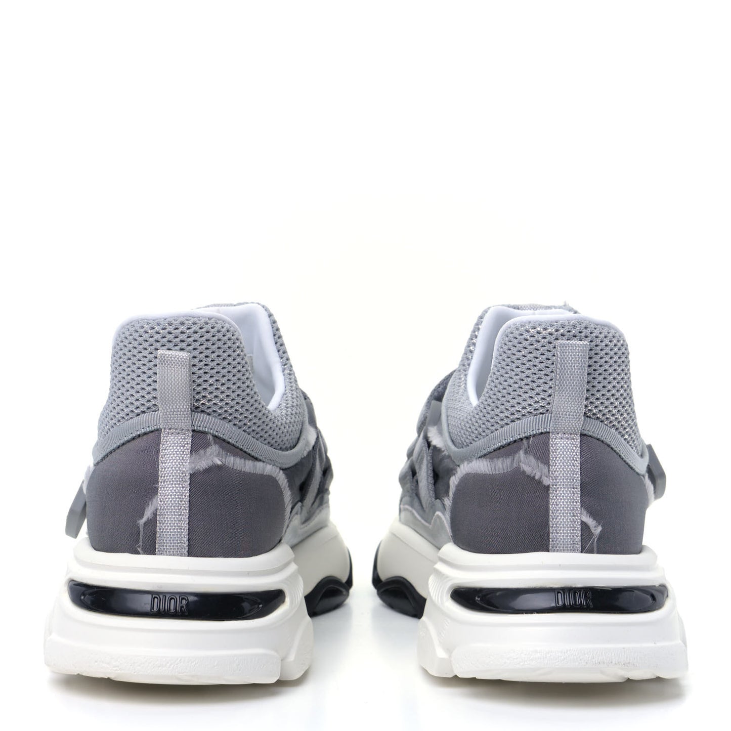 Technical Fabric Nylon Camouflage Womens D-Wander Sneakers 38.5 Silver