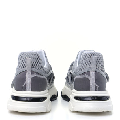 Christian Dior Technical Fabric Nylon Camouflage Womens D-Wander Sneakers 38.5 Silver 10 of 16