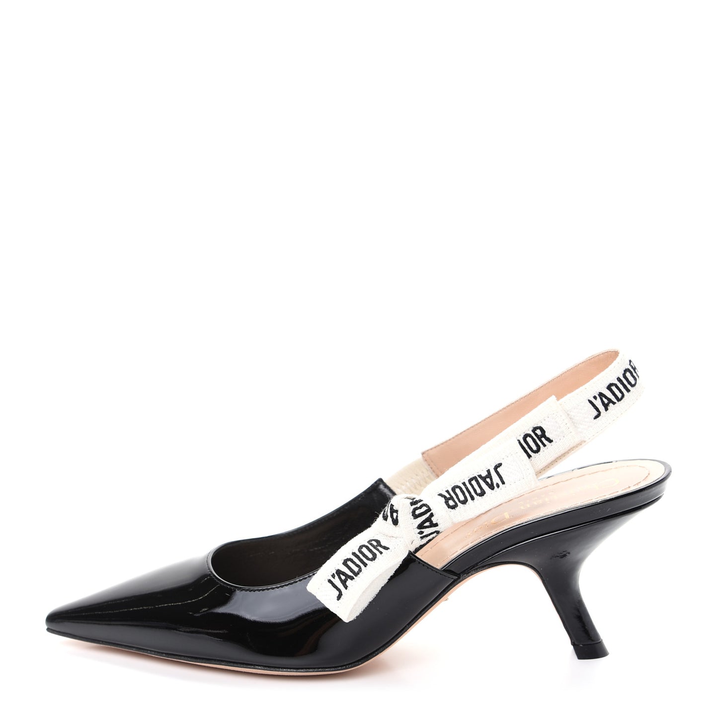 Patent Ribbon J'Adior Slingback 65mm Pumps 37 Black