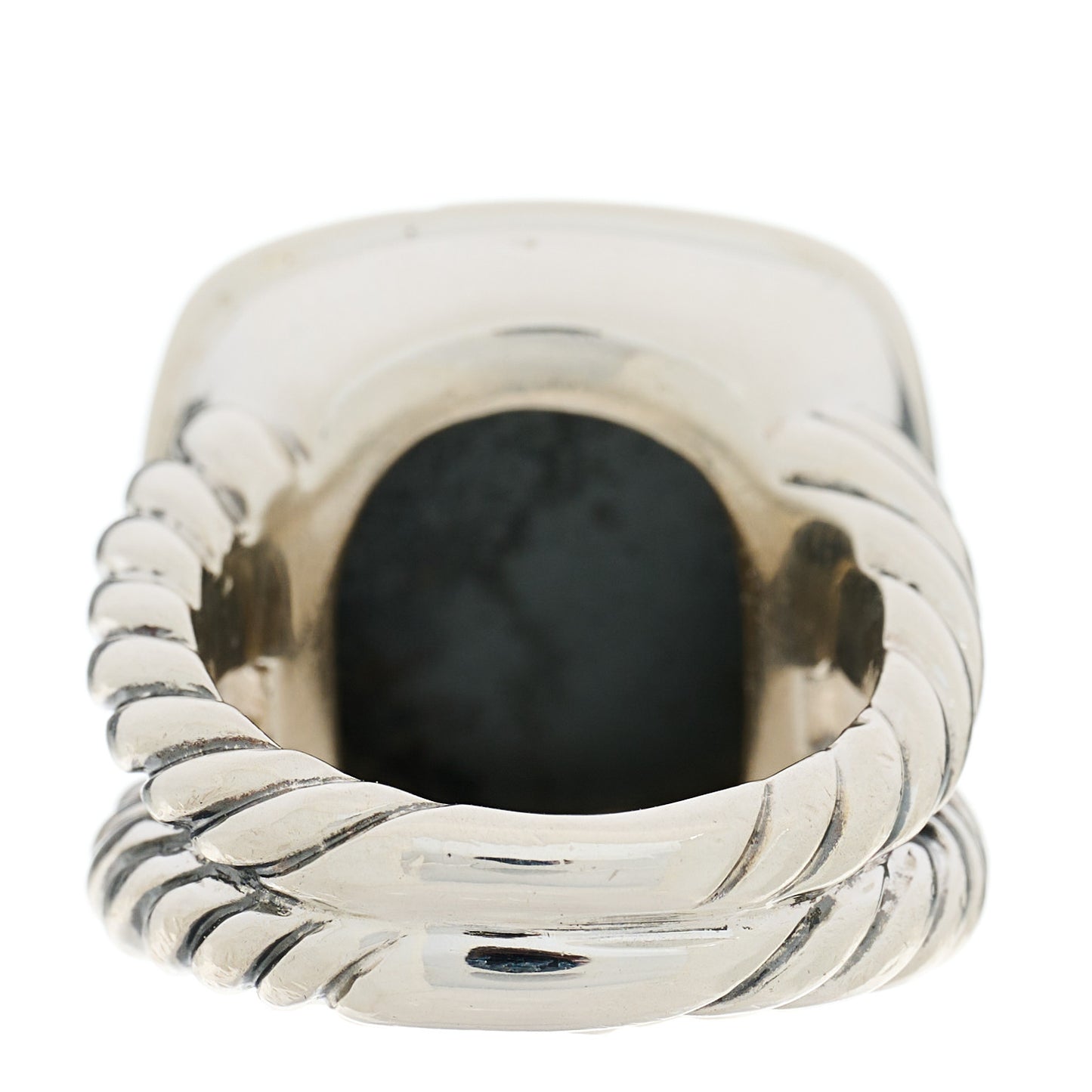 Sterling Silver Diamond Black Orchid 14mm Albion Ring 49 4.75
