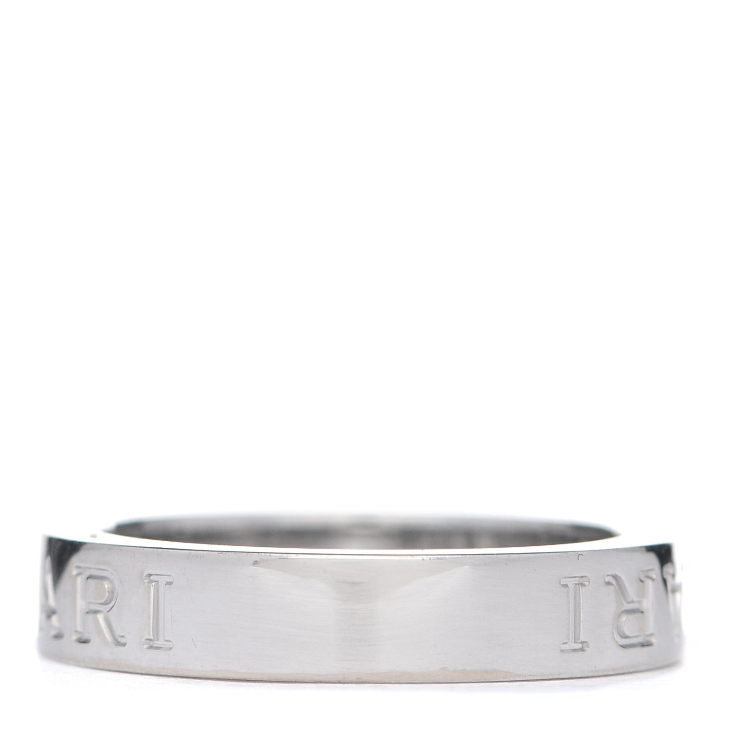 18K White Gold Diamond B.Zero1 Essential Band Ring 51 5.75