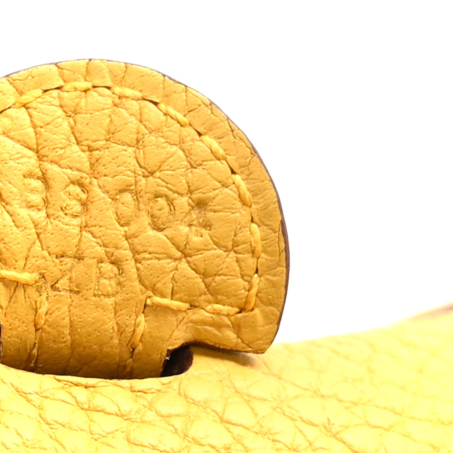 Hermes Taurillon Clemence Evelyne TPM Jaune Ambre 6 of 9