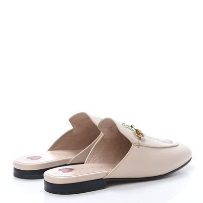 Gucci Calfskin Mystic Cat Womens Princetown Slippers 37 Mill Pink Multicolor 4 of 9