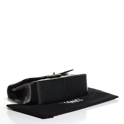 Chanel Caviar Quilted Jumbo Double Flap Black 4 of 6