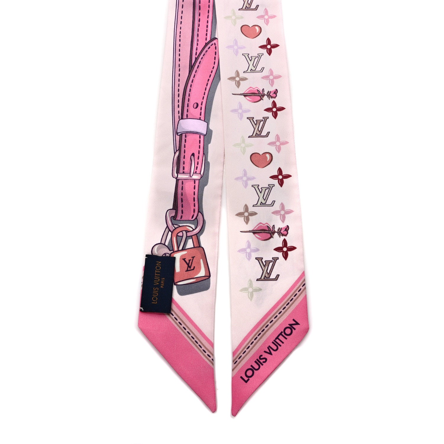 Louis Vuitton Silk Monogram A la Folie BB Bandeau Light Pink 2 of 4