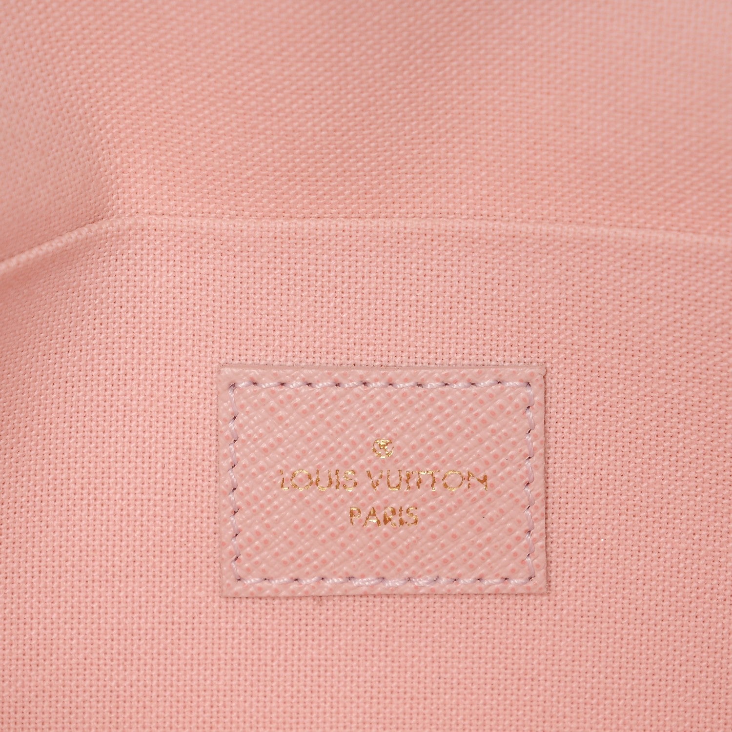 Louis Vuitton Damier Azur Pochette Felicie Chain Wallet Rose Ballerine 7 of 10