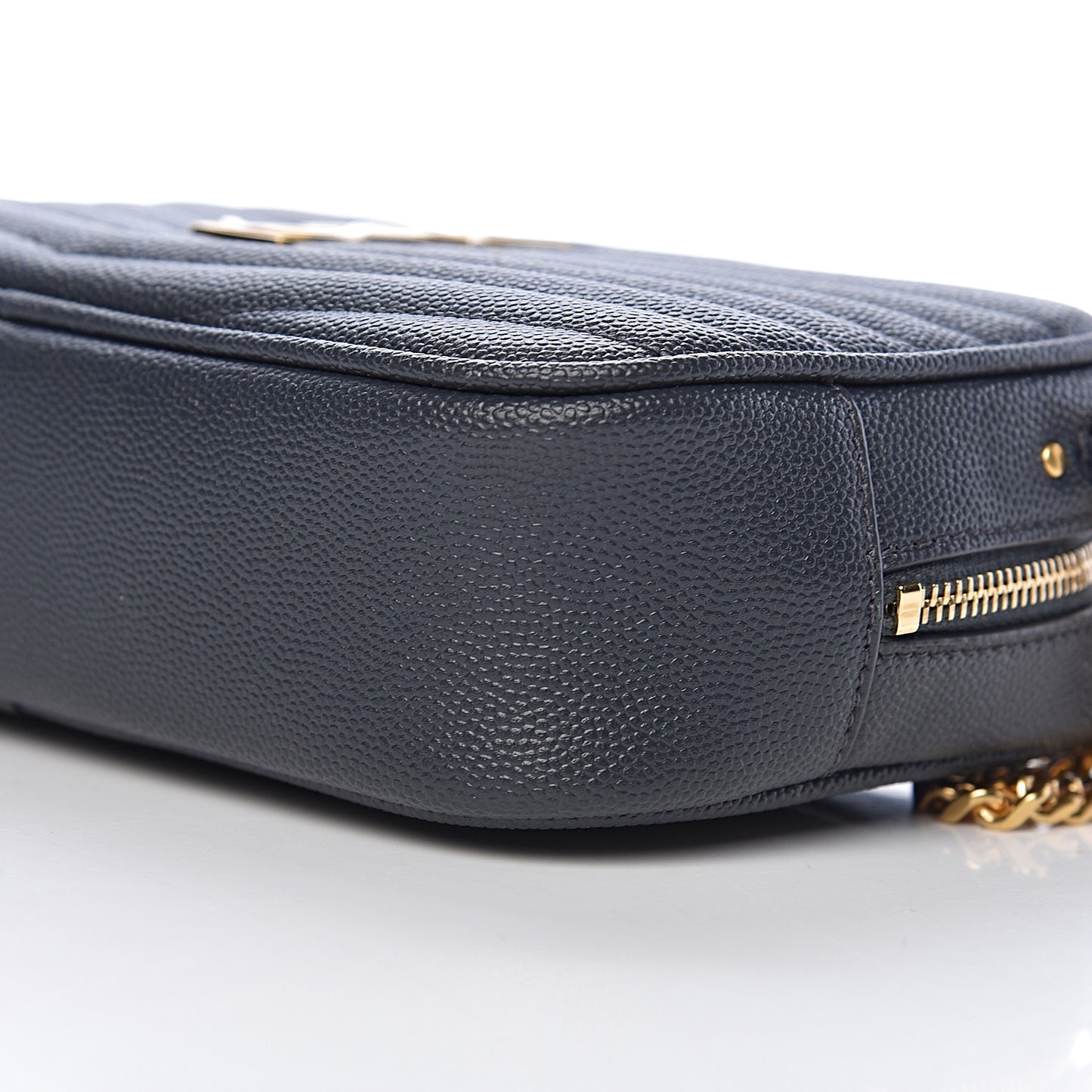 Grain De Poudre Matelasse Monogram Mini Lou Camera Bag Dark Smog