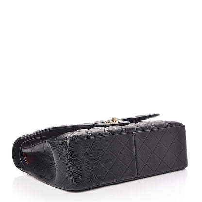 Chanel Caviar Quilted Jumbo Double Flap Black 4 of 18