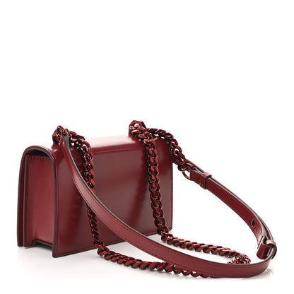 Alexander McQueen Calfskin Mini Jeweled Knuckle Satchel Red 3 of 10