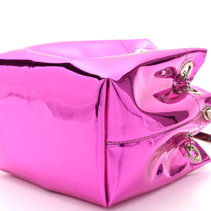 Jimmy Choo Metallic Fabric Bon Bon Mini Bag Fuchisa 9 of 9