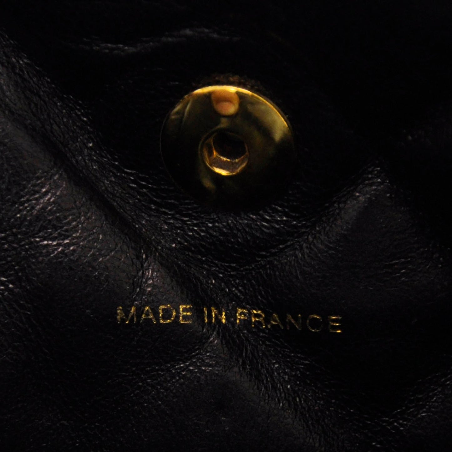 Lambskin Quilted Backpack Black
