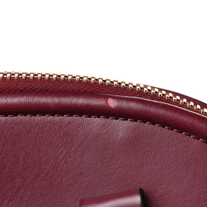 Burberry Canvas Mega Check Calfskin Medium Bloomsbury Saddle Burgundy 17 of 19