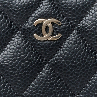 Chanel Caviar Quilted Classic Zipped Coin Purse Black 8 of 8