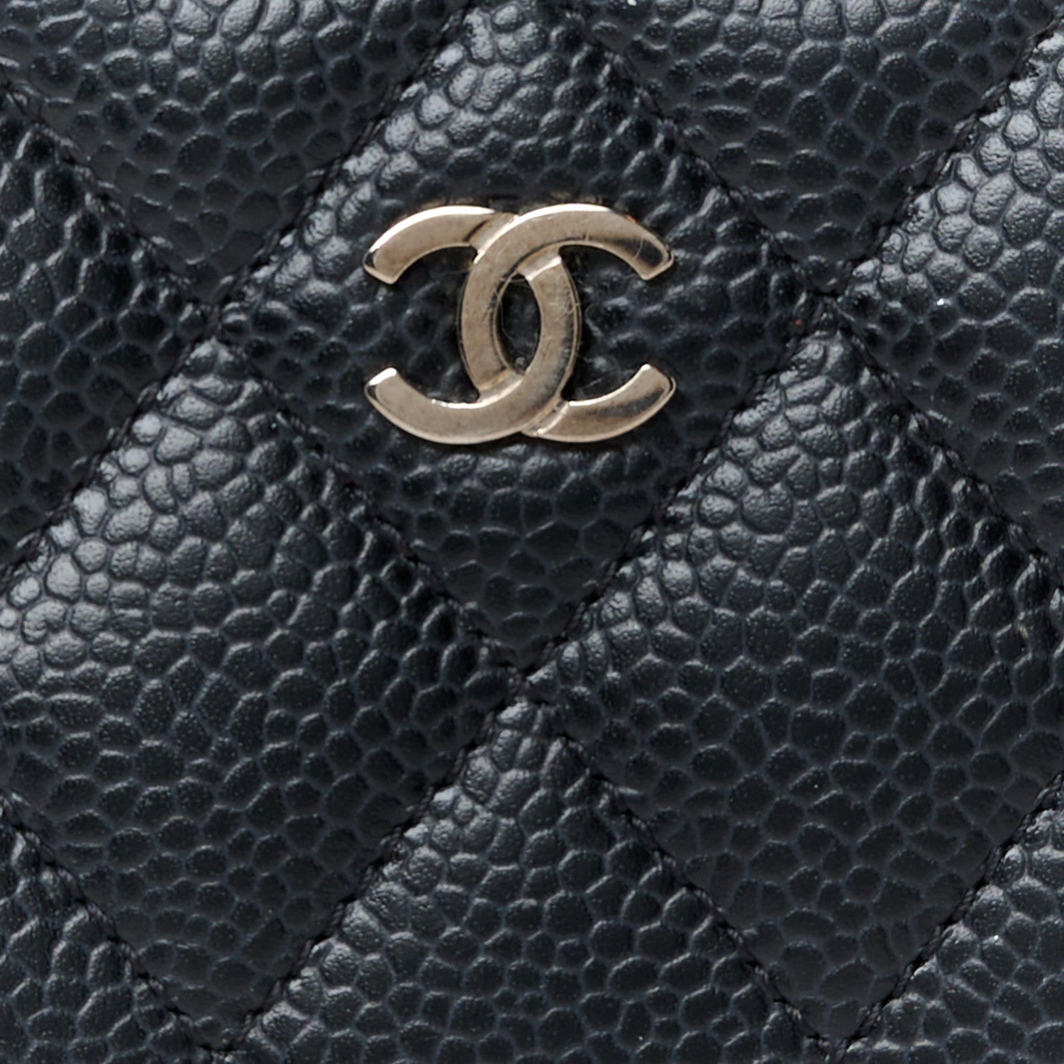 Chanel Caviar Quilted Classic Zipped Coin Purse Black 8 of 8